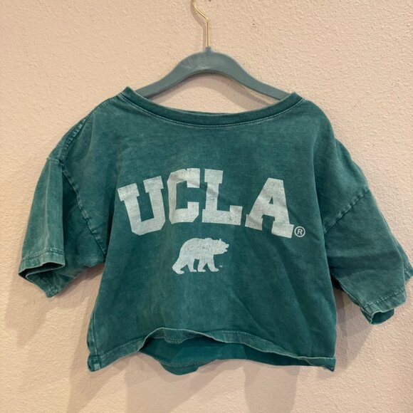 Cotton On Kids x UCLA Washed Green Crop Tee – Size 6 - Picture 1 of 5